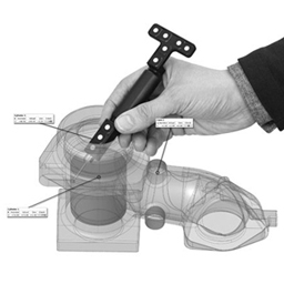 Optical touch probe inspection