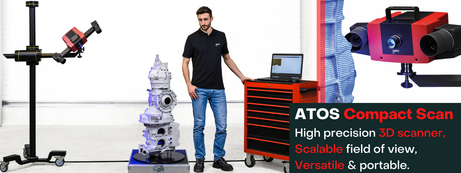 ATOS Compact | Versatile Blue Light 3D Scanner